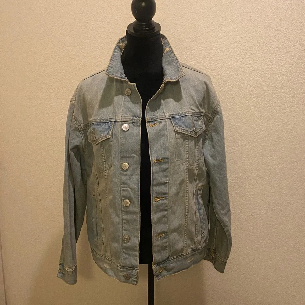 Forever 21 Sky Blue Denim Jacket - Picture 4 of 5